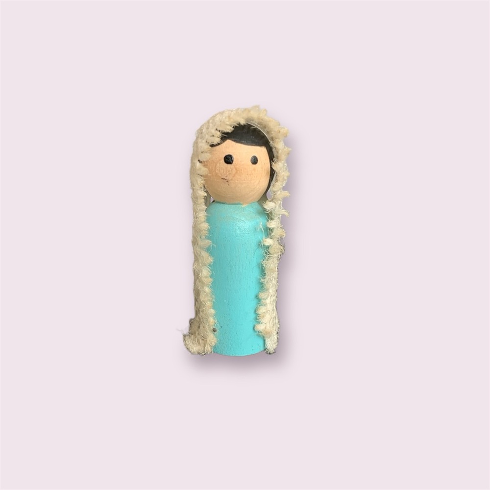 Handcrafted Wooden Nativity Doll